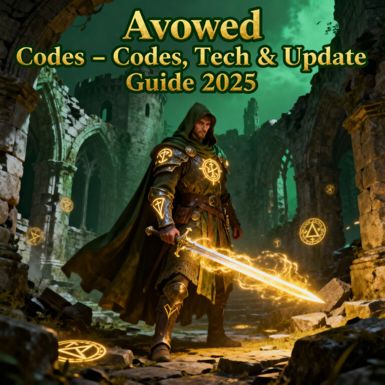 Avowed Codes, Updates & Best Tech Setup Guide (2025)