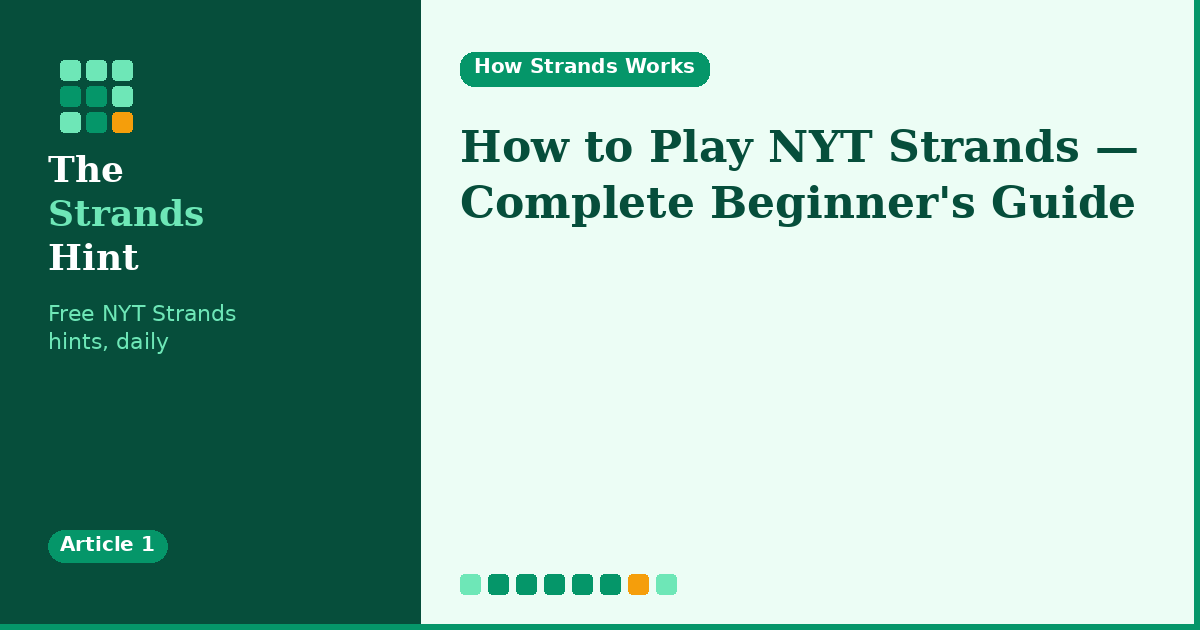 how to play NYT Strands