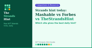 strands hint today mashable vs forbes