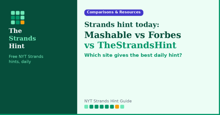 strands hint today mashable vs forbes