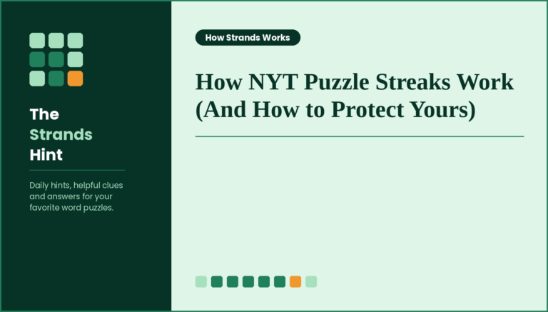 How NYT Puzzle Streaks Work (And How to Protect Yours)